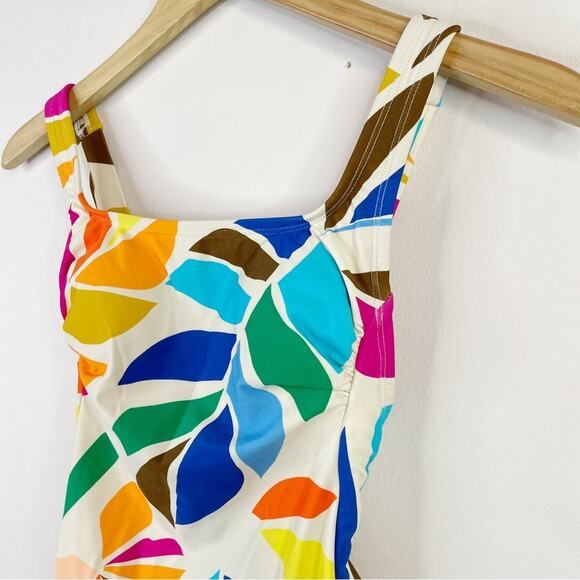 Tabitha Brown x Target Colorful Tropical One Piece Swimsuit Bathing suit XXS new - Picture 4 of 13